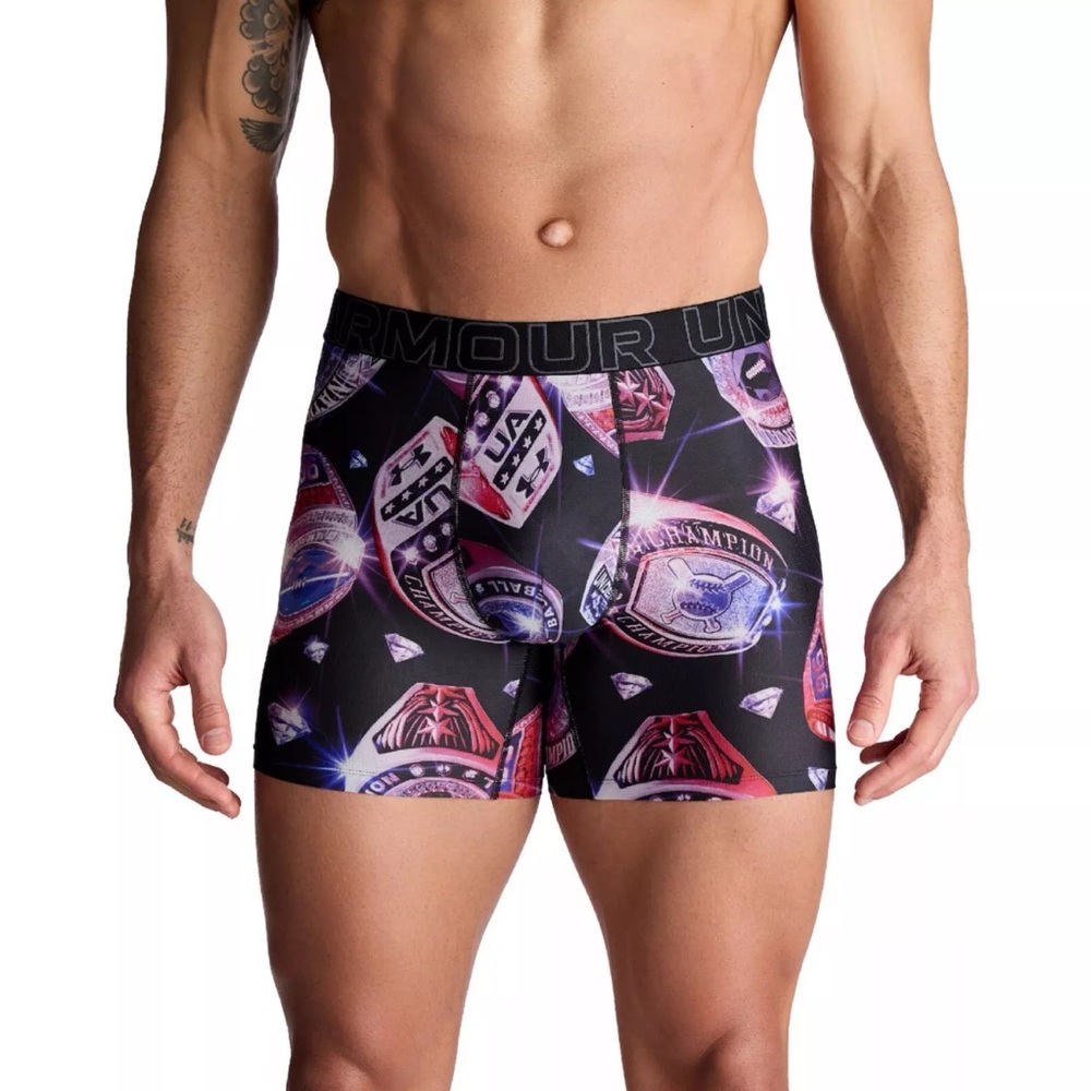 Under Armour men’s Performance Tech 6” Mesh BoxerJock boxer briefs 1388624